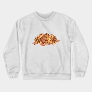 Cookies with chocolate and spices Crewneck Sweatshirt